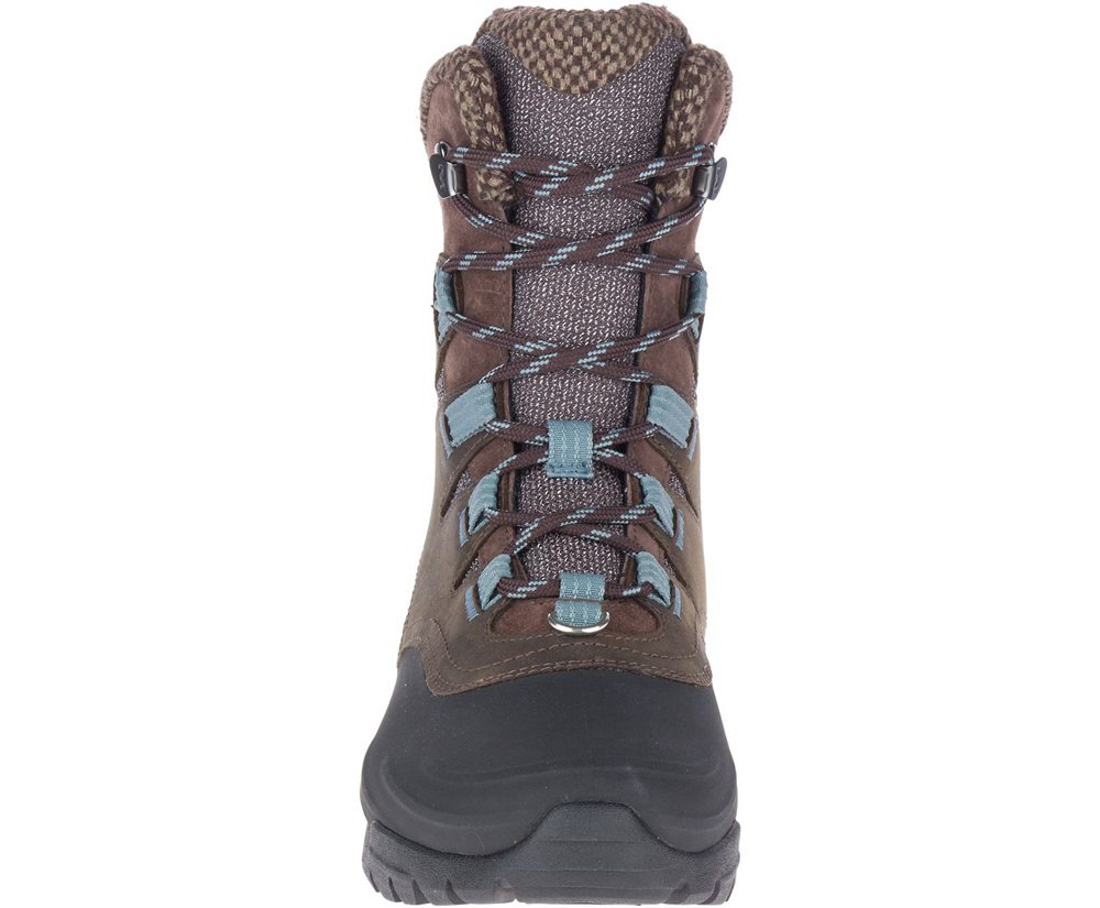 Merrell Boots Brown - Thermo Aurora 2 Mid Shell Waterproof - Womens 23GEXMCPN